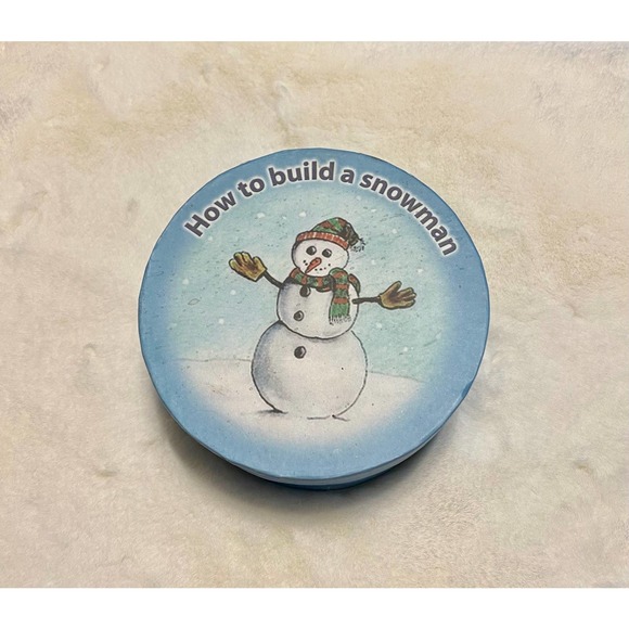 SNOWMAN/SNOWWOMAN CHRISTMAS WINTER BREAD/ DESSERT Plates/ Dishes Set/5. - Picture 4 of 5